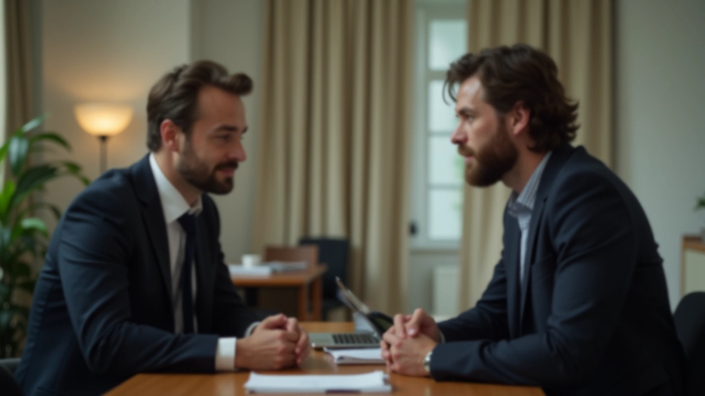 Deux professionnels qui discutent ouvertement avec respect mutuel