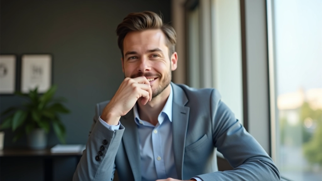 Personne écoutant attentivement lors d'une conversation, expression réfléchie, environnement professionnel calme avec lumière naturelle
